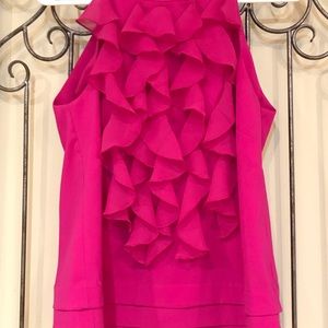 eci Pink Sleevless Blouse